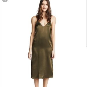 Anine Bing silk slip dress
